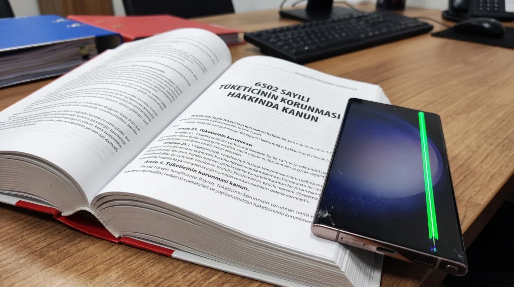 6502 sayılı kanun kapsamında ayıplı mal davasına konu olan kusurlu akıllı telefon ve tüketici hakları incelemesi.